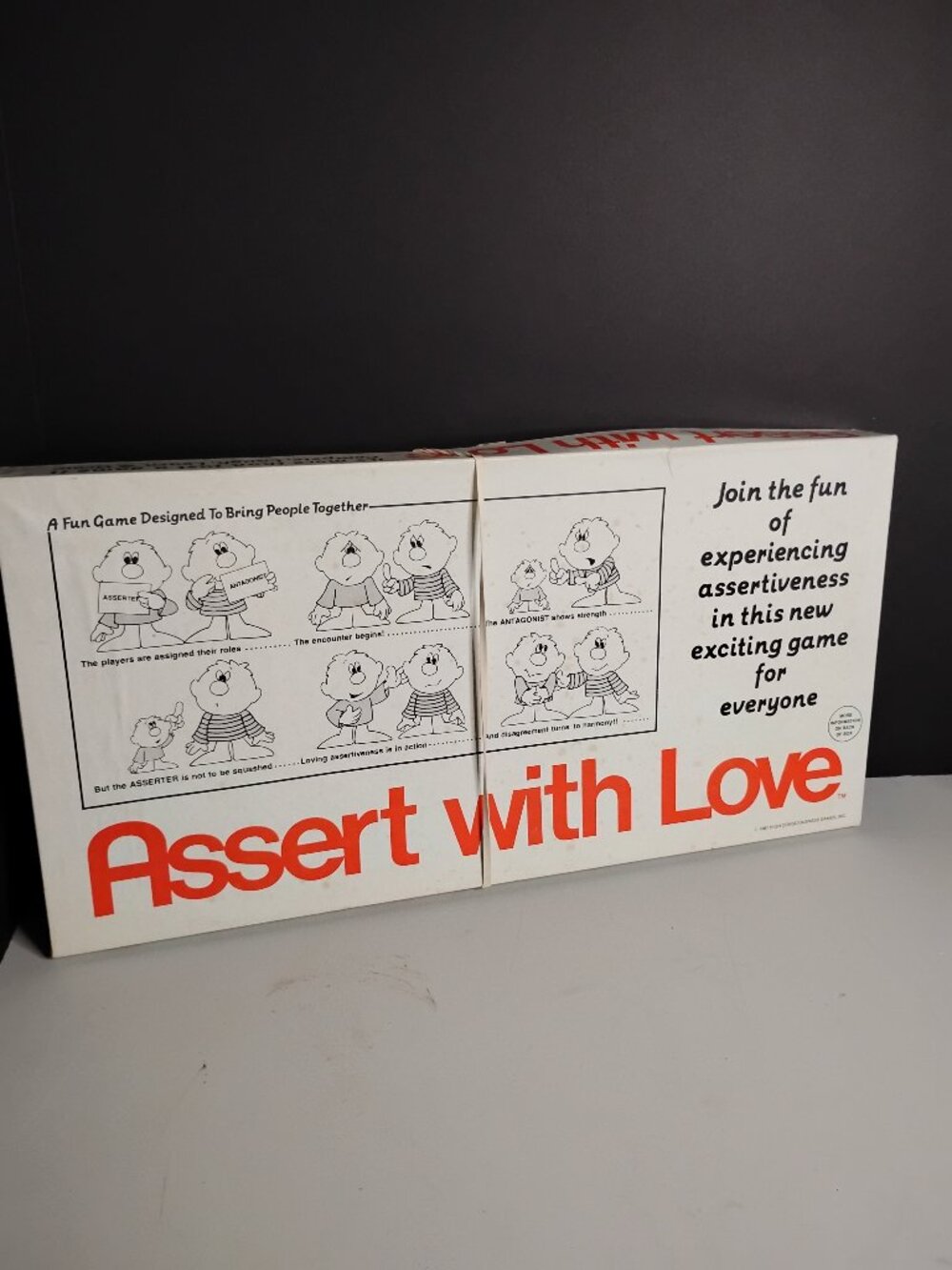 Vintage 1981 Assert with Love Board Game High Consciousness Games Team Building